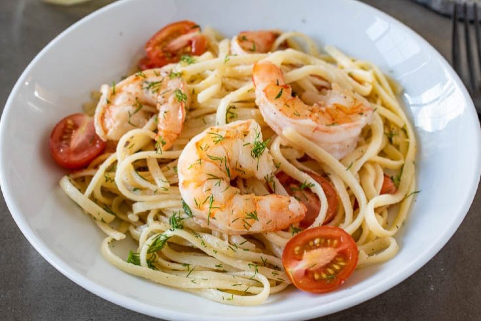Linguine alla gamberetti