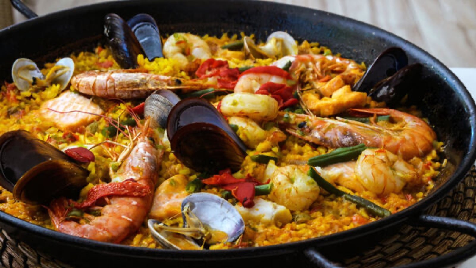 Paella de marisco