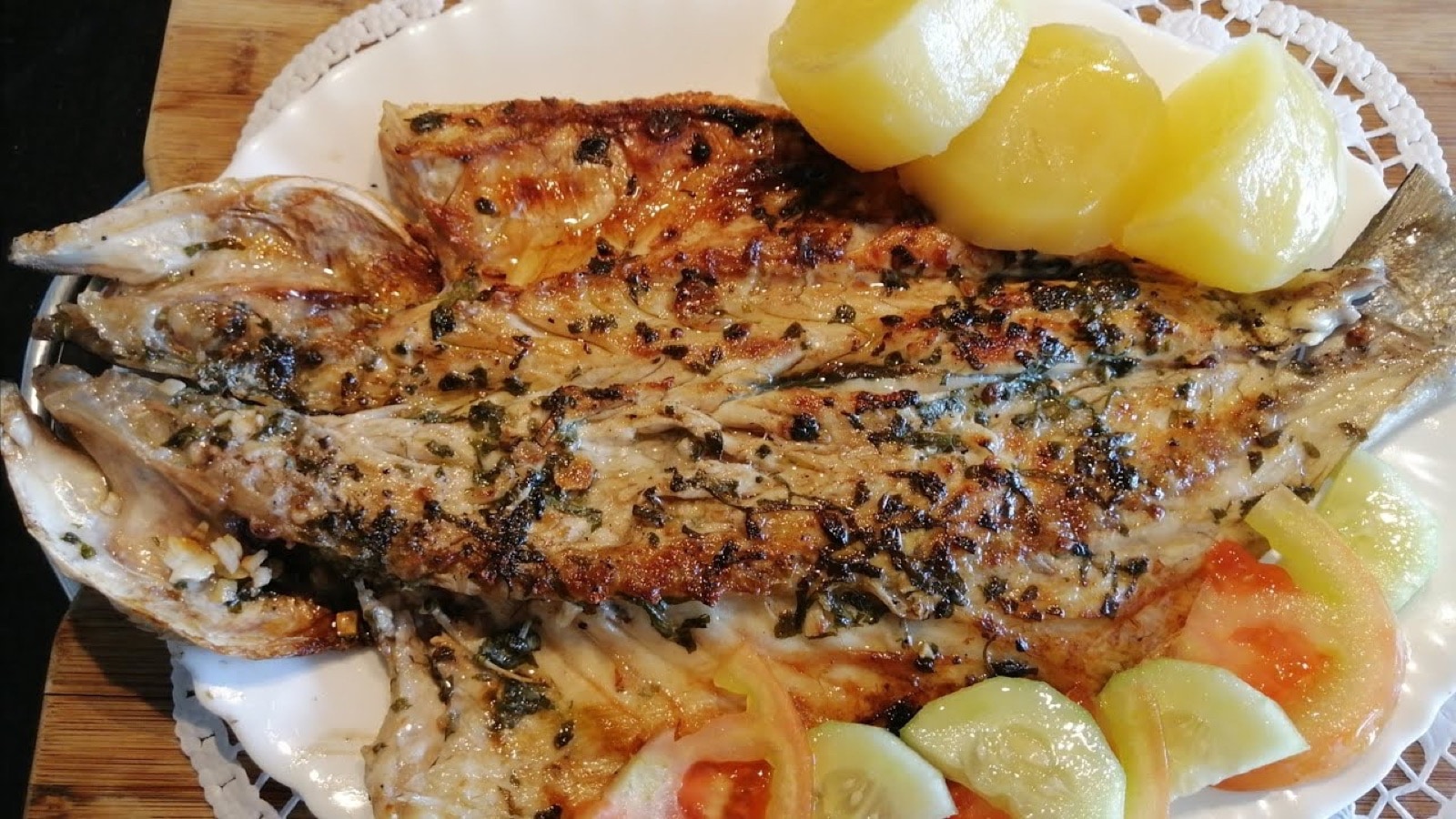 Robalo grelhado
